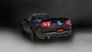 Ford Mustang Performance Exhaust - Rear - CORSA Performance - Axle-Back Sport with RSC Technology and Black PVD Pro-Series Tips - Black - `11-`12